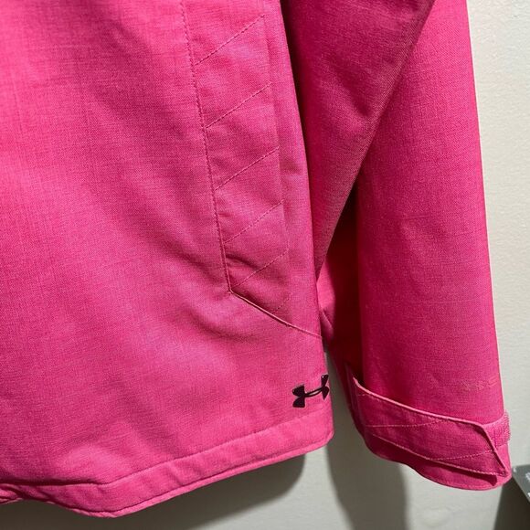 Under Armour Pink Ski & Snow Jacket High Collar - Picture 2 of 6